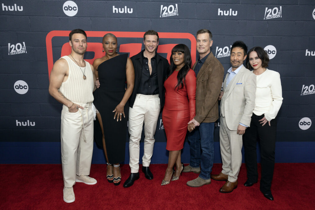 Ryan Guzman, Aisha Hinds, Oliver Stark, Angela Bassett, Peter Krause, Kenneth Choi, and Jennifer Love Hewitt — '9-1-1' Red Carpet