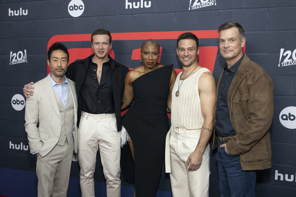 Kenneth Choi, Oliver Stark, Aisha Hinds, Ryan Guzman, and Peter Krause — '9-1-1' Red Carpet