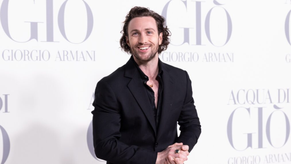 Aaron Taylor-Johnson in Madrid