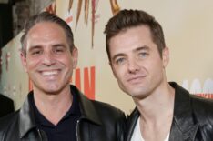 Greg Berlanti and Robbie Rogers attend 'All American' 100th Episode and Season 6 Premiere Celebration Hosted by Warner Bros.