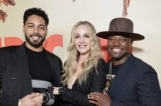 Michael Evans Behling, Monet Mazur, and Taye Diggs attend 'All American' 100th Episode and Season 6 Premiere Celebration