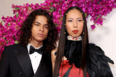 D'Pharaoh Woon-A-Tai and Quannah Chasinghorse attend the 96th Annual Academy Award