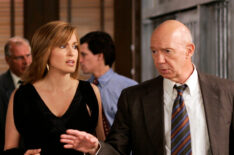 Mariska Hargitay as Detective Olivia Benson, Dann Florek as Captain Donald Cragen in Law & Order: Special Victims Unit - '911' - Episode 3