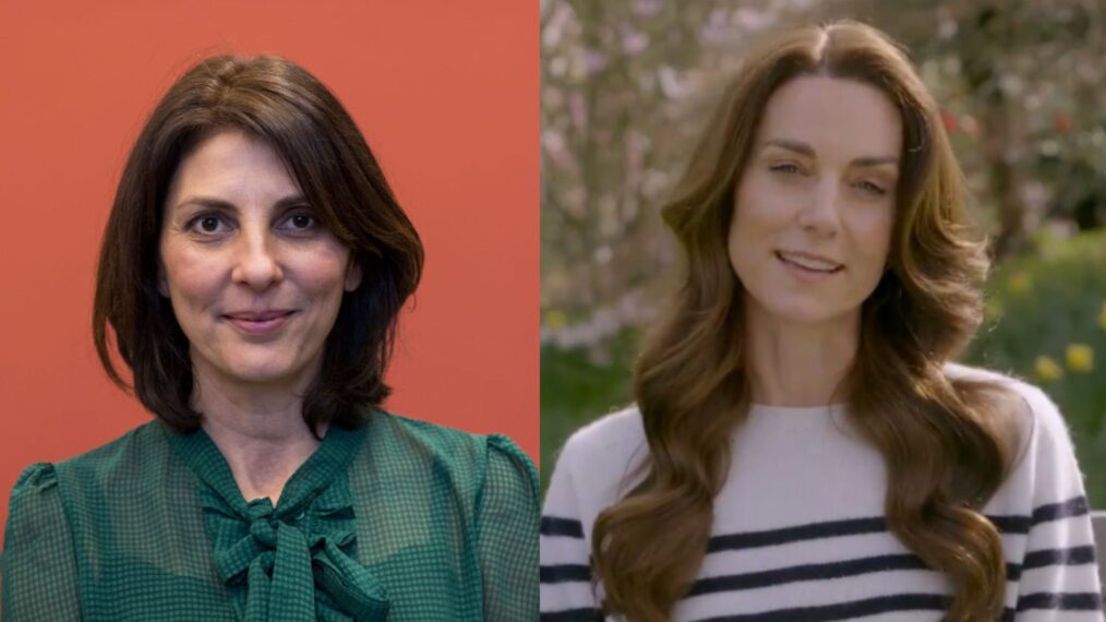 Gina Bellman and Kate Middleton