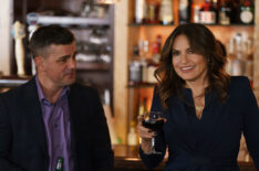 Hamish Allan-Headley as Steve Mancuso, Mariska Hargitay as Captain Olivia Benson in Law & Order: Special Victims Unit