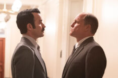 Justin Theroux and Woody Harrelson in White House Plumbers