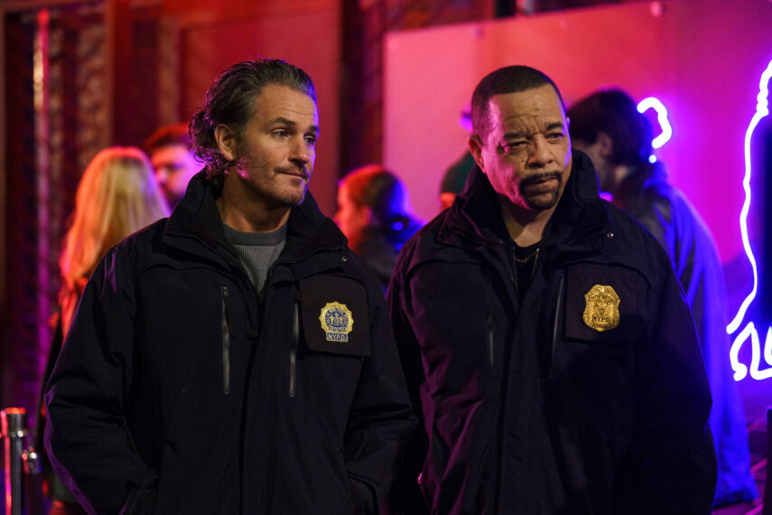 Kevin Kane as Det. Terry Bruno, Ice T as Sgt. Odafin 'Fin' Tutuola in Law & Order: Special Victims Unit - 'The Punch List'