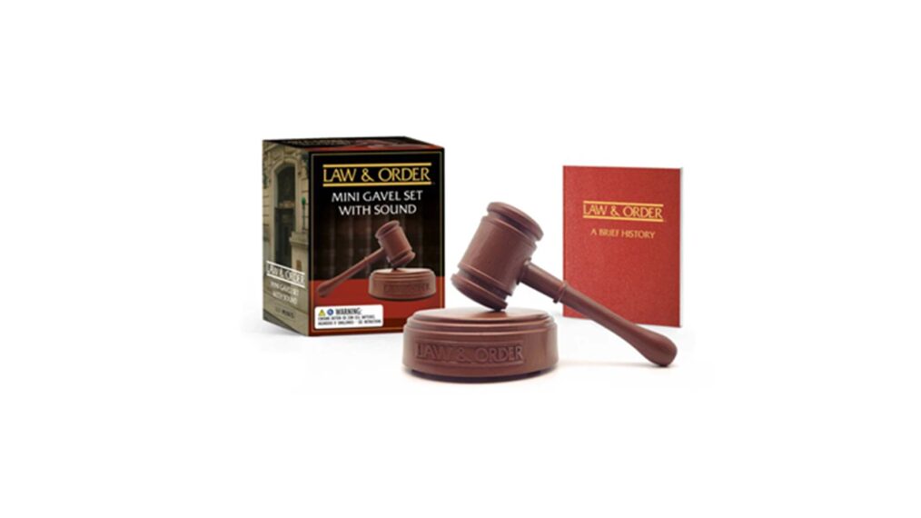Law and Order gavel set