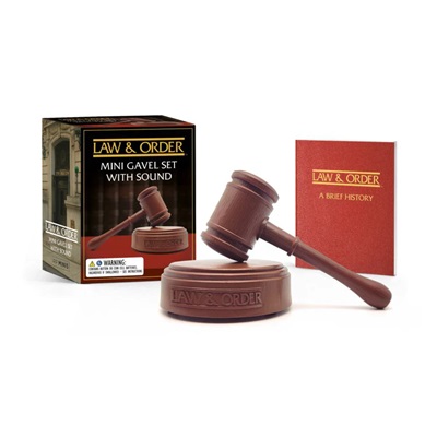 Law and Order gavel set