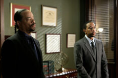Law & Order: Special Victims Unit -- 'Screwed' Episode 22 -- Pictured: (l-r) Ice-T as Detective Odafin 'Fin' Tutuola , Chris 'Ludacris' Bridges as Darius Parker
