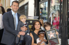 Mariska Hargitay and her family attend the ceremony honoring Mariska Hargitay with a Star on November 8, 2013 in Hollywood, California.