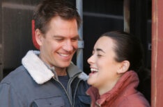 Cote de Pablo and Michael Weatherly in NCIS