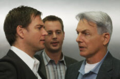 Mark Harmon, Michael Weatherly and Sean Murray in NCIS