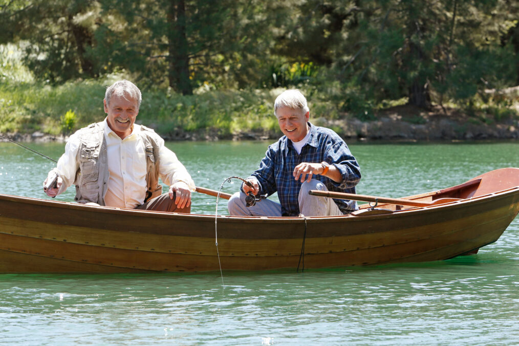 Muse Watson and Mark Harmon in NCIS