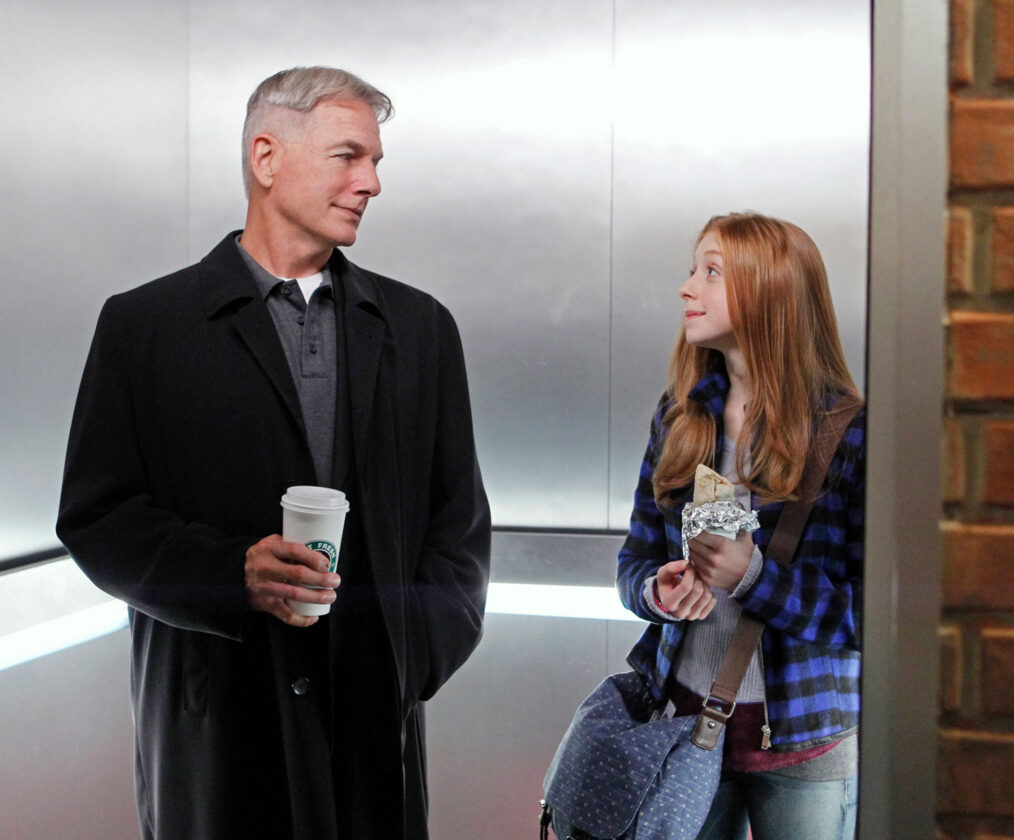 Mark Harmon and Juliette Angelo in NCIS