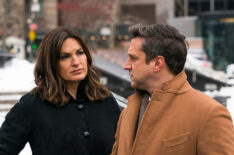 Mariska Hargitay as Lieutenant Olivia Benson, Raul Esparza as A.D.A. Rafael Barba in Law & Order: Special Victims Unit - 'The Undiscovered Country'