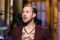 Host Ryan Gosling during the opening monologue in studio 8H on September 30, 2017
