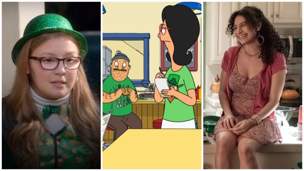 The Real O'Neals, Bob's Burgers, and The Afterparty stars in St. Patrick's Day episodes.