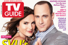 Mariska Hargitay and Christopher Meloni of Law & Order: Special Victims Unit on the cover of TV Guide Magazine - Oct 2009