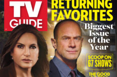 Mariska Hargitay and Christopher Meloni of Law & Order: Special Victims Unit on the cover of TV Guide Magazine - Sept 2021