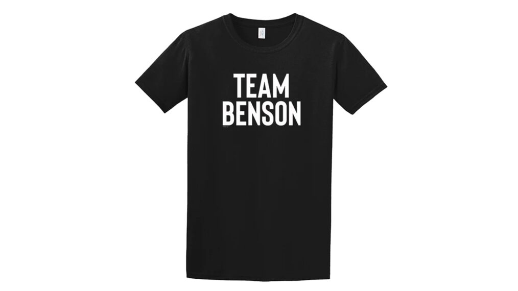 Camiseta del equipo Benson
