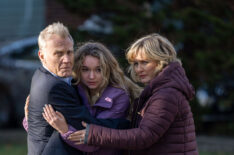 Terry Serpico as Chief Tommy McGrath, Grace Culwell as Shea McGrath, Amy Carlson as Katie McGrath in Law & Order: Special Victims Unit - 'Duty to Report'