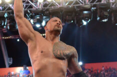 Dwayne 'The Rock' Johnson attends WrestleMania XXVlll at Sun Life Stadium on April 1, 2012 in Miami Gardens, Florida