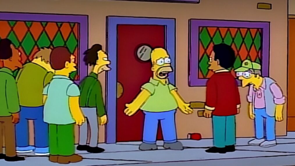 Homero Simpson en el episodio 18 de la temporada 8 de 'Los Simpson'.