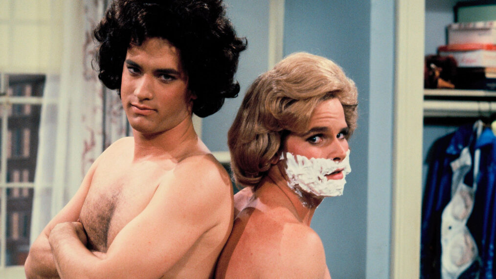 Junior illustrator Kip Wilson (played by Tom Hanks) and his buddy, junior copywriter Henry Desmond (Peter Scolari), worked at a New York City advertising agency. On a co-worker's suggestion, the two donned wigs and dresses as Buffy and Hildegarde to qualify for residence in an all-women hotel
