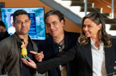 Wilmer Valderrama, Jason Antoon, and Vanessa Lachey in NCIS