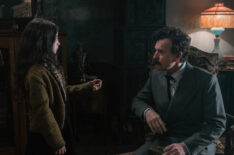 Billie Gadsdon as Sofia and Ewan McGregor as Count Rostov in 'A Gentleman in Moscow' Episode 5