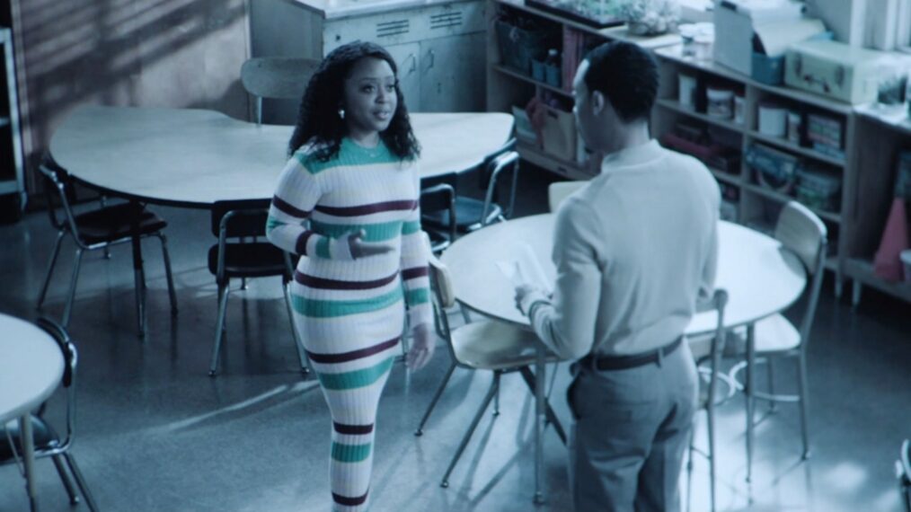 Quinta Brunson and Tyler James Williams in 'Abbott Elementary'