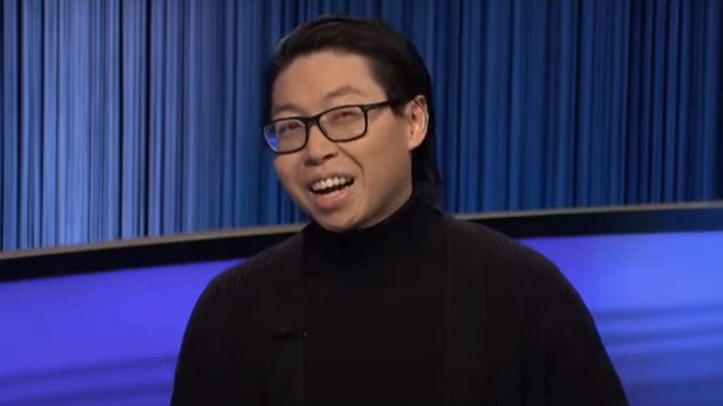 Andrew He on 'Jeopardy' on March 20, 2024