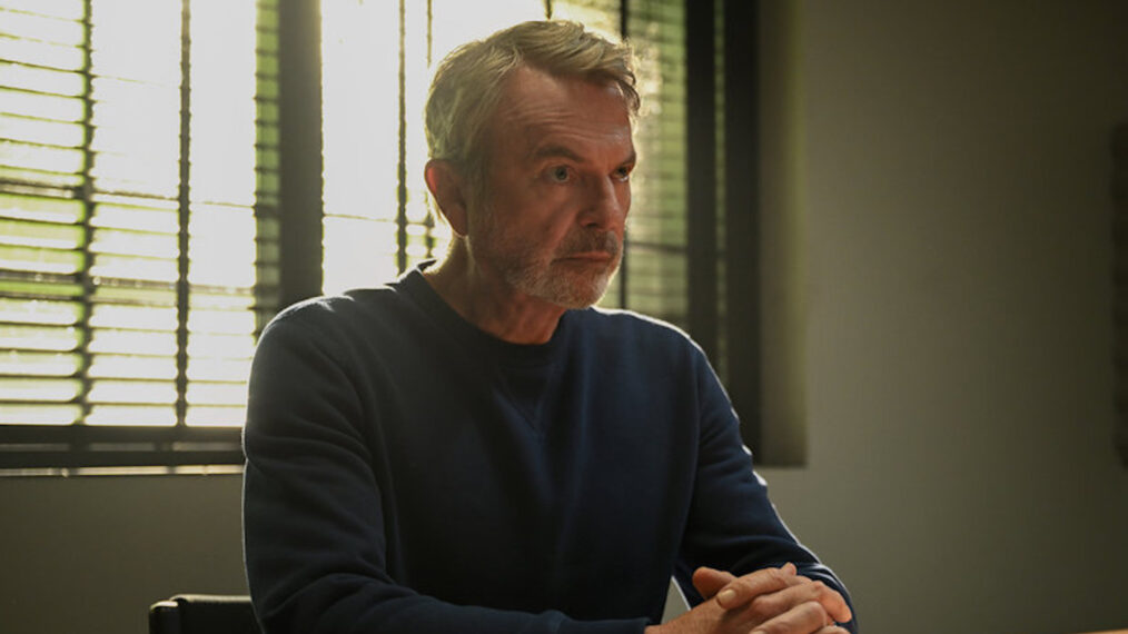 Sam Neill as Stan Delaney in 'Apples Never Fall' Episode 6