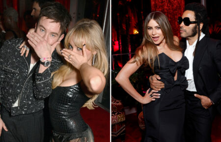 Barry Keoghan, Sabrina Carpenter, Sofia Vergara, and Lenny Kravitz at the Vanity Fair Oscar Party