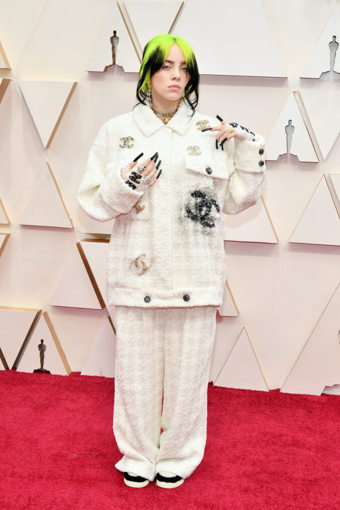 Billie Eilish at the Oscars in 2020