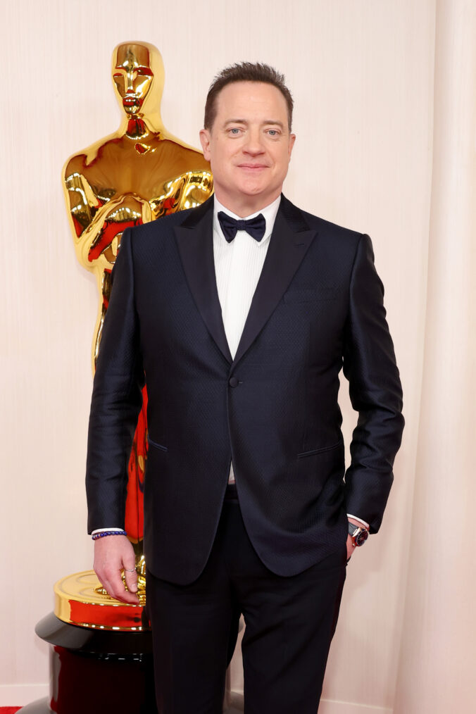 Brendan Fraser attends the 96th Annual Academy Awards