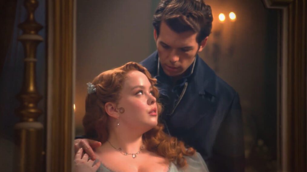 ‘Bridgerton’: Netflix Teases Polin’s Steamy Mirror Scene in New Season