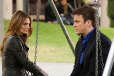 Stana Katic as Beckett and Nathan Fillion as Castle in 'Castle'