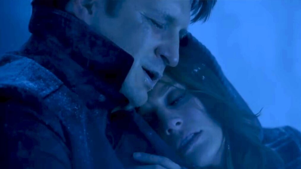 Nathan Fillion as Castle and Stana Katic as Beckett in 'Castle'