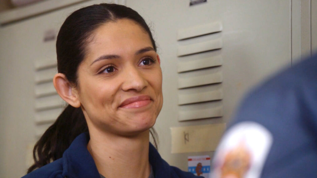 Miranda Rae Mayo as Stella Kidd on 'Chicago Fire'