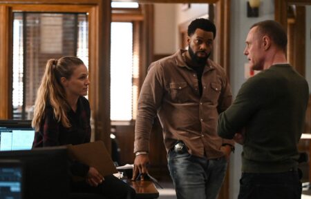 Tracy Spiridakos as Hailey Upton, LaRoyce Hawkins as Kevin Atwater, Jason Beghe as Hank Voight — 'Chicago P.D.' Season 11 Episode 4