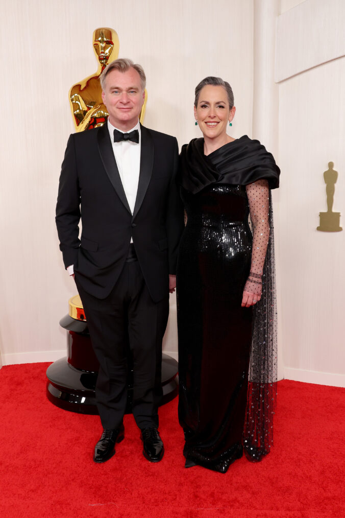 Christopher Nolan and Emma Thomas attend the 96th Annual Academy Awards