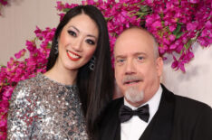 Clara Wong and Paul Giamatti attends the 96th Annual Academy Awards