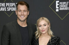 Colton Underwood and Cassie Randolph attend the 2019 E! People's Choice Awards at Barker Hangar on November 10, 2019 in Santa Monica, California.