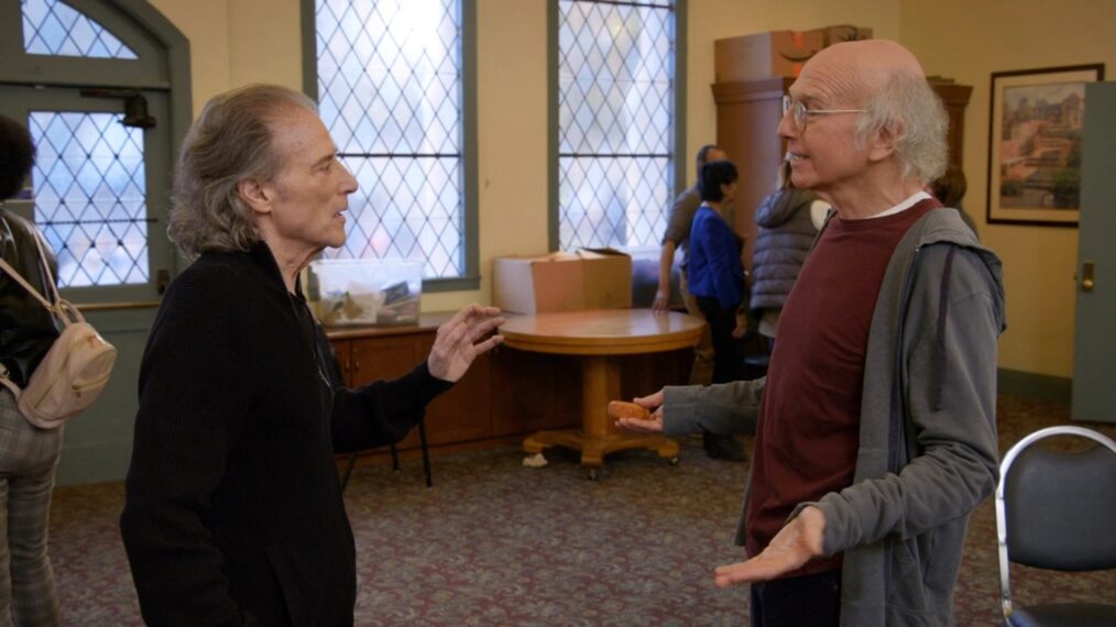 Richard Lewis and Larry David in 'Curb Your Enthusiasm' Season 12