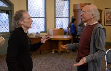 Richard Lewis and Larry David in 'Curb Your Enthusiasm' Season 12