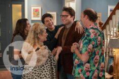 Michaela Watkins as Jane Langer, Carol Kane as Nana, Daniel Thrasher as Gregg Langer, Henry Hall as David Langer, Dan Bakkedahl as Harvey Langer in 'Dinner With the Parents'