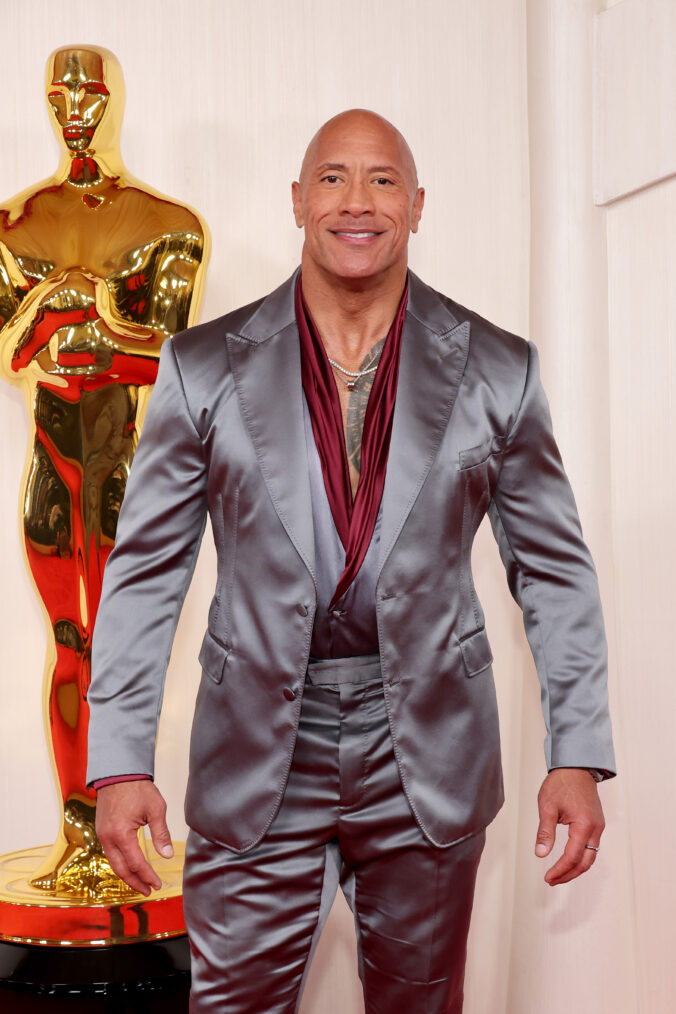 Dwayne Johnson attends the 96th Annual Academy Awards