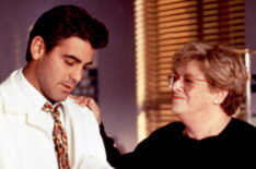 George Clooney as Doug Ross and Rosemary Clooney as Mary Cavanaugh in 'ER'